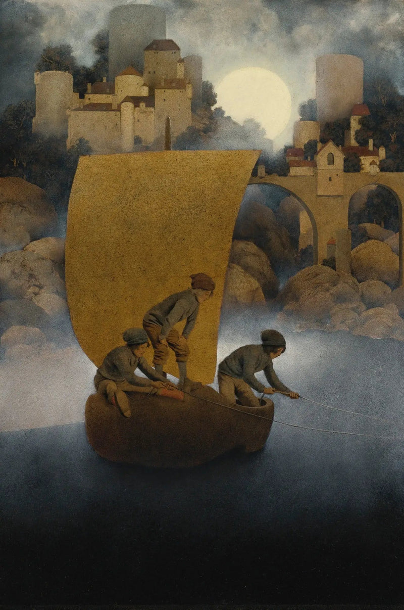 Wynken, Blynken und Nod - Maxfield Parrish