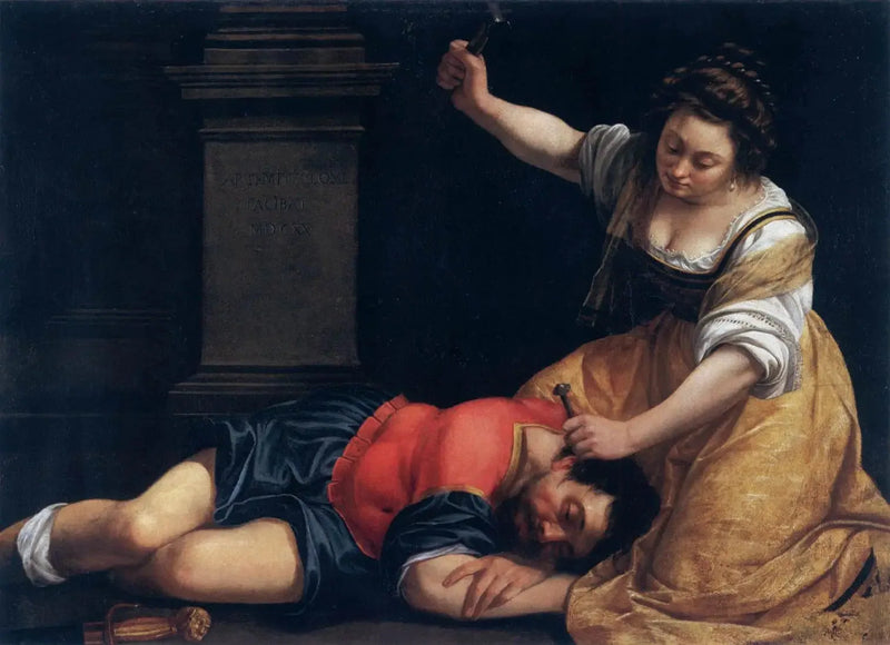 Yaël und Siséra - Artemisia Gentileschi