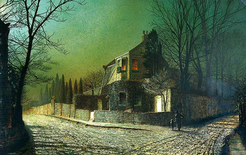 Yew Court, Scalby, in der Nähe von Scarborough - John Atkinson Grimshaw