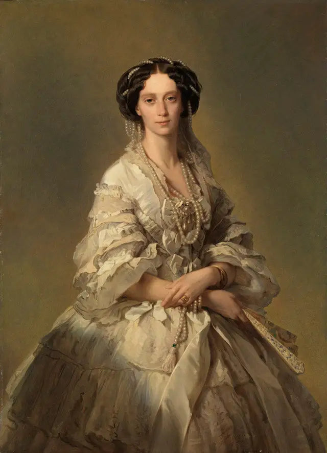 Zarin Marie Alexandrowna von Rußland - Franz Xaver Winterhalter image 1 copie peinte à la main à l’huile