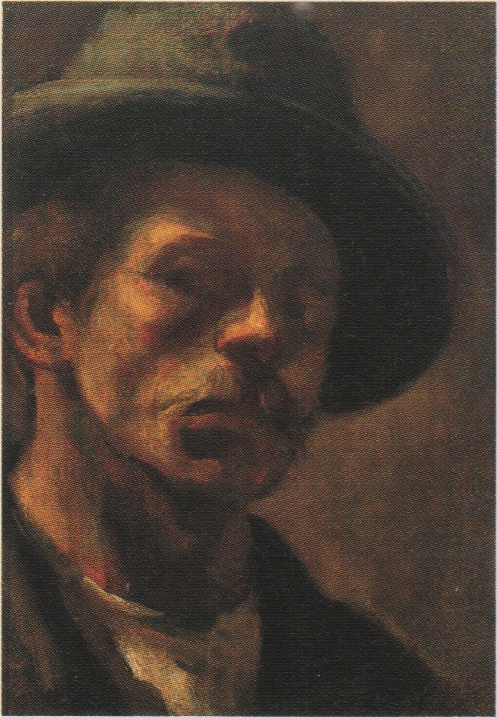 Zelfportret (?) - Theo van Doesburg image 1 tableau peint à l’huile sur toile