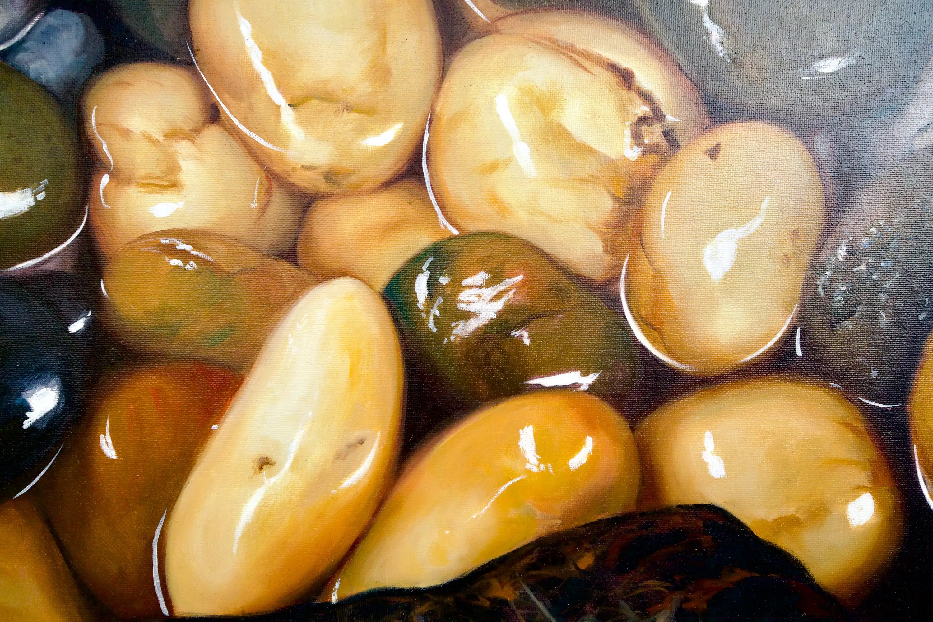 Zen Cailloux | 150 x 100 cm Reproductions de tableaux à la peinture à l’huile