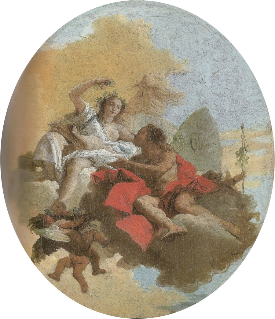 Zephyr und Flora - Giovanni Battista Tiepolo
