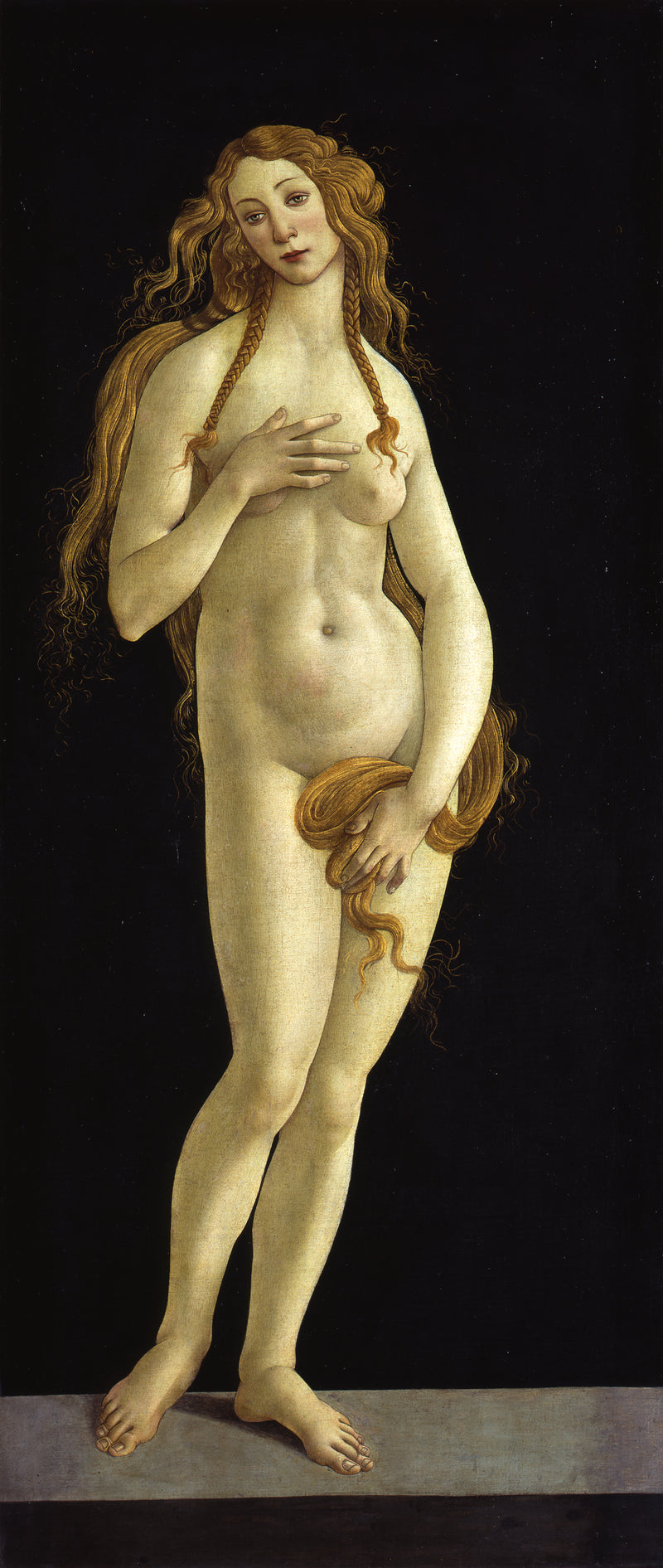 La Naissance de Vénus, avec figures marines - Sandro Botticelli