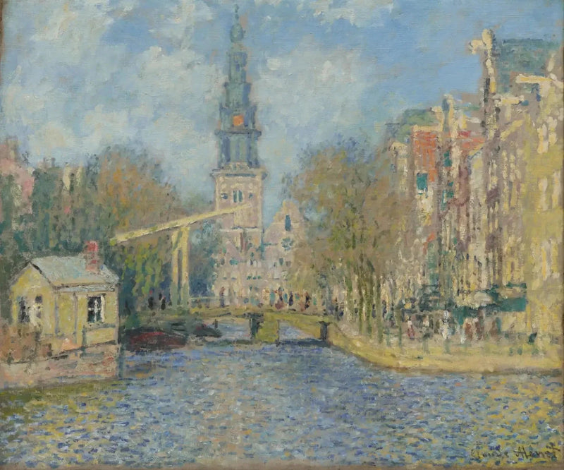 Die Zuiderkerk in Amsterdam W309 - Claude Monet